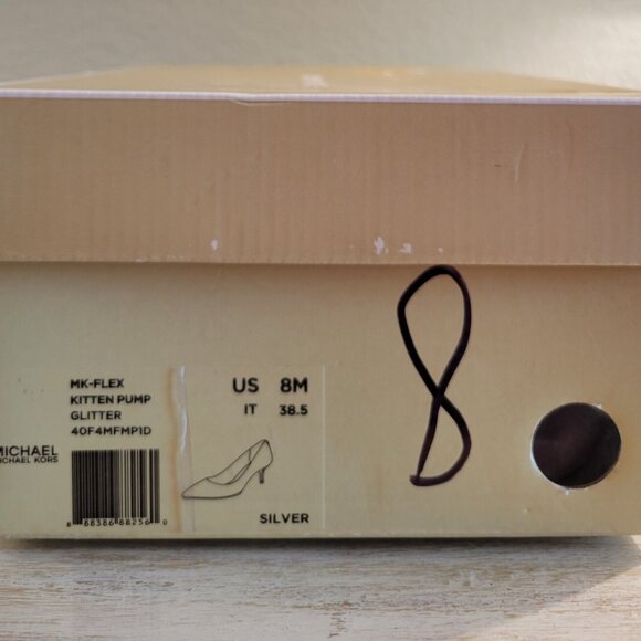 MICHAEL KORS MK-FLEX KITTEN PUMP GLITTER - Picture 13 of 13